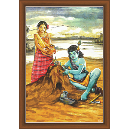 Radha Krishna Paintings (RK-9107)